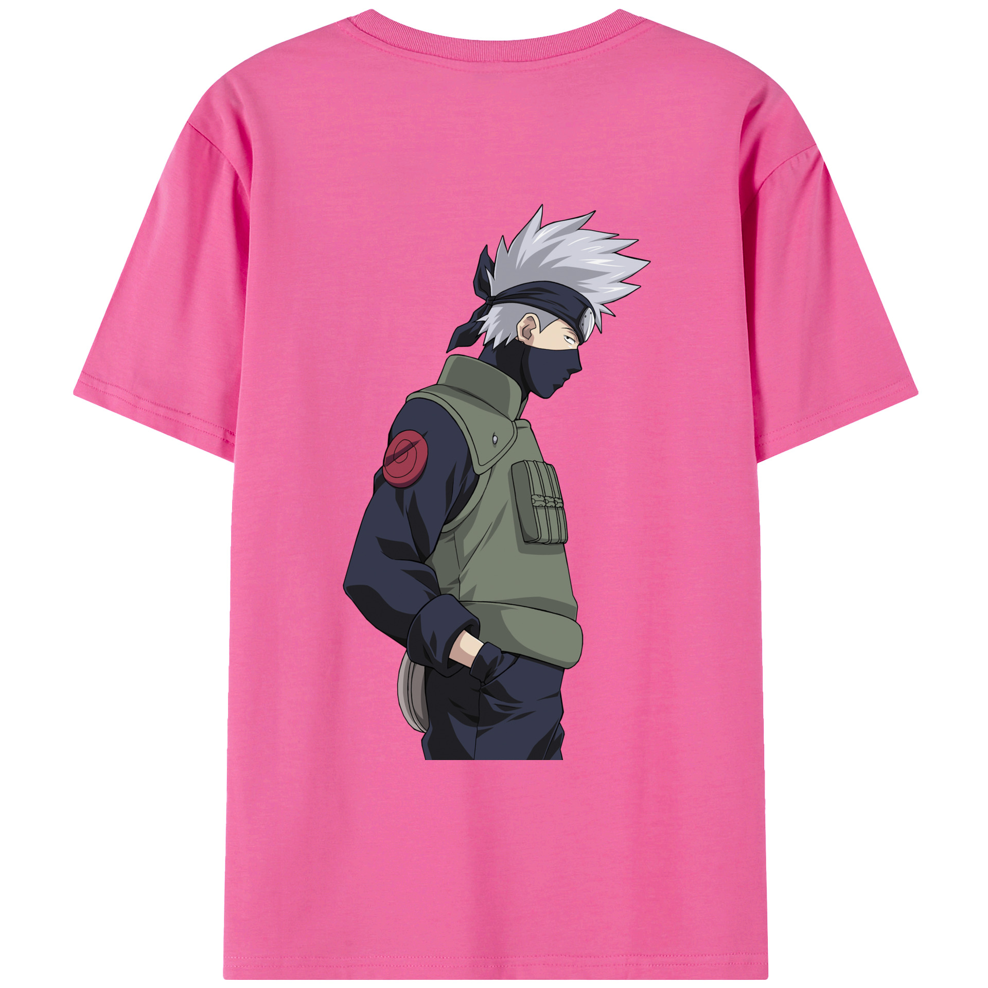 （画像用） NARUTO -ナルト- はたけ カカシ Hatake Kakashi レディース半袖Tシャツ(バックプリント)